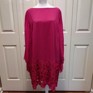 Tahari fushia dress